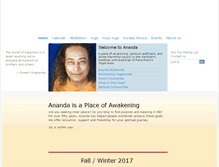 Tablet Screenshot of anandaarizona.org